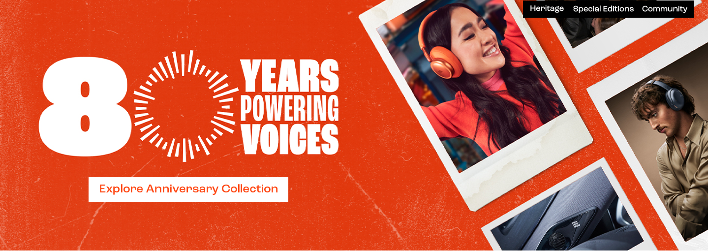 80 Years Powering Voices — JBL 80th Anniversary